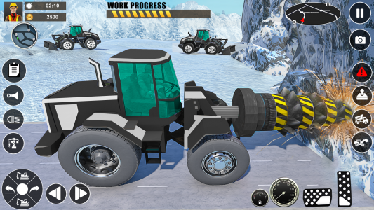 اسکرین شات برنامه Grand Snow Excavator Simulator 8