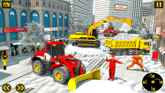 اسکرین شات برنامه Grand Snow Excavator Simulator 3