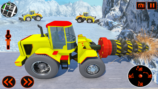اسکرین شات برنامه Grand Snow Excavator Simulator 4