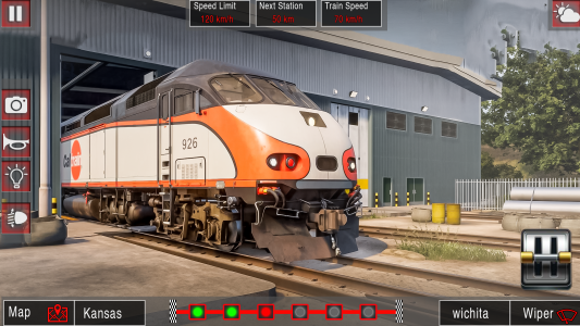 اسکرین شات 3 بازی Railroad Train Simulator