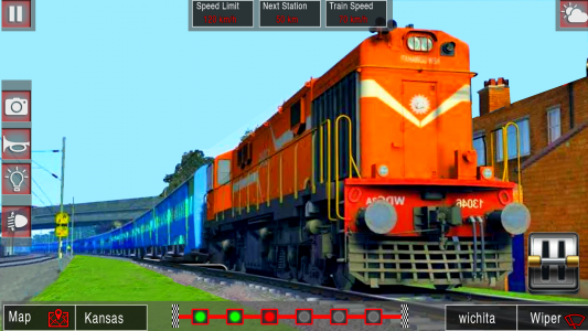 اسکرین شات بازی Real Train Simulator 3D Game 1