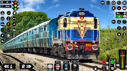 اسکرین شات بازی Real Train Simulator 3D Game 1