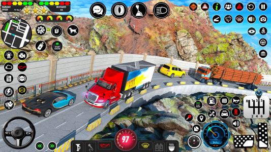 اسکرین شات برنامه Crazy Car Transport Truck Game 8