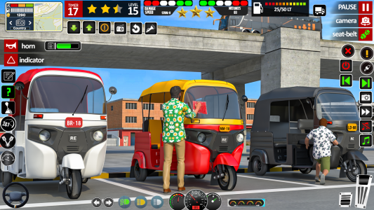 اسکرین شات بازی TukTuk Rickshaw Driving Games 8