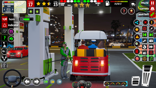 اسکرین شات 2 بازی TukTuk Rickshaw Driving Games
