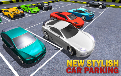 اسکرین شات برنامه Stylish Car Parking Game: Car Driver Simulator 1