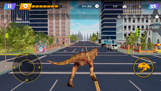 اسکرین شات بازی Dino Crash 3D Dinosaurs Smash 3