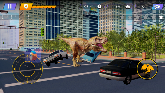 اسکرین شات بازی Dino Crash 3D Dinosaurs Smash 2