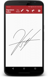 اسکرین شات 5 برنامه Real Signature Maker & Creator