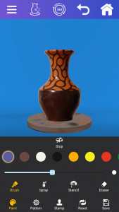 اسکرین شات برنامه ReallyMake: Pottery Sculpting 3