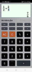 اسکرین شات برنامه MathBird Calculator 5