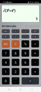 اسکرین شات برنامه MathBird Calculator 2