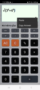 اسکرین شات برنامه MathBird Calculator 3
