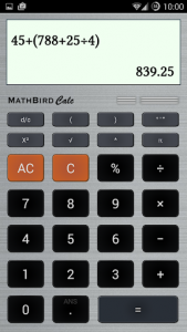 اسکرین شات برنامه Calculator 4