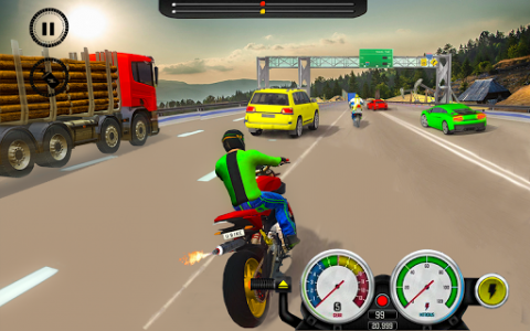 اسکرین شات برنامه Real Motorcycle Bike Race Game 6