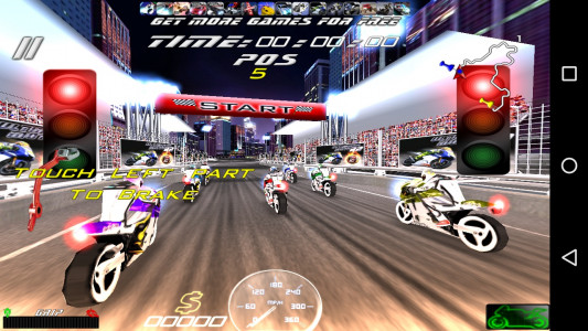 اسکرین شات بازی مسابقه موتور سیکلت 1