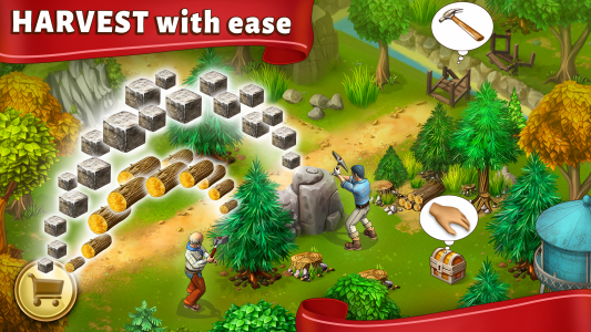 اسکرین شات بازی Janes Farm: Family farm game 2