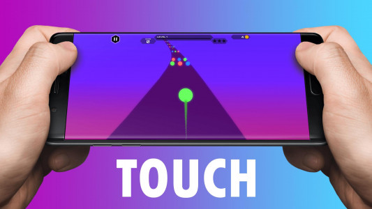 اسکرین شات بازی Curvy Color Balls Gamepad 4