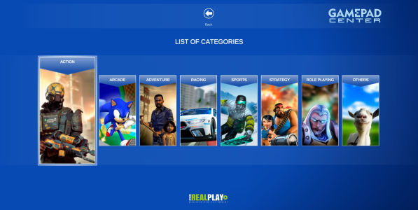 اسکرین شات 4 برنامه Gamepad Center