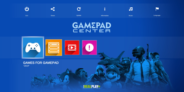 اسکرین شات 3 برنامه Gamepad Center