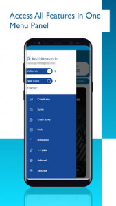 اسکرین شات برنامه Real Research Survey App 3