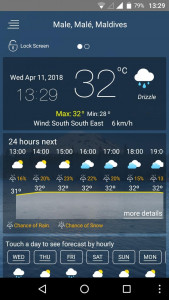 اسکرین شات برنامه weather forecast 2