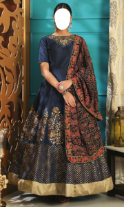 اسکرین شات 3 برنامه Anarkali Dress Photo Suit