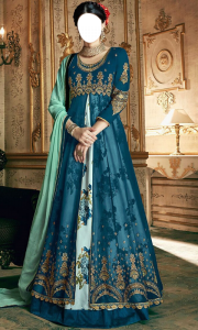 اسکرین شات 4 برنامه Anarkali Dress Photo Suit