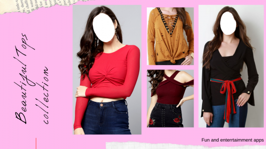 اسکرین شات 1 برنامه Girls Tops Suit