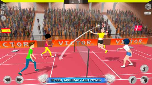 اسکرین شات بازی Badminton 3D: Sports Games 2