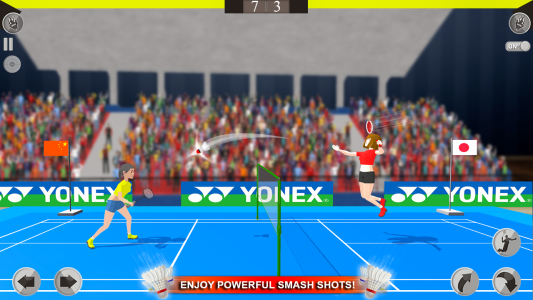 اسکرین شات 1 بازی Badminton 3D: Sports Games
