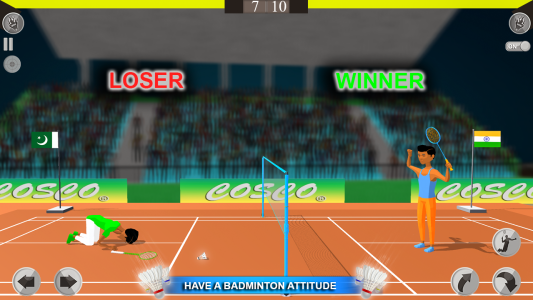 اسکرین شات 6 بازی Badminton 3D: Sports Games