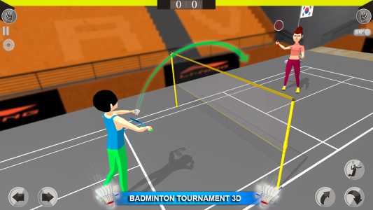 اسکرین شات بازی Badminton 3D: Sports Games 4