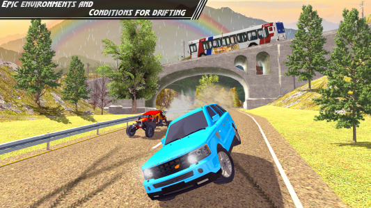 اسکرین شات برنامه Snow Car Drift & Car Racing 4