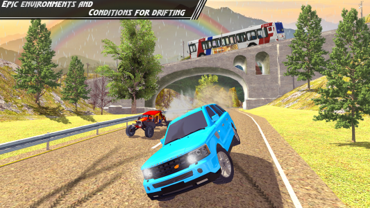 اسکرین شات برنامه Snow Car Drift & Car Racing 8