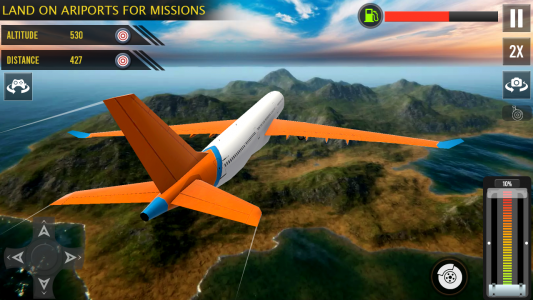اسکرین شات بازی Flight Simulator: Plane Games 3