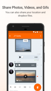 اسکرین شات 4 برنامه Voxer Walkie Talkie Messenger