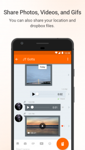 اسکرین شات برنامه Voxer Walkie Talkie Messenger 4