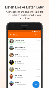 اسکرین شات برنامه Voxer Walkie Talkie Messenger 3