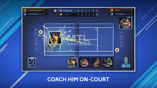 اسکرین شات 4 بازی Tennis Manager Mobile