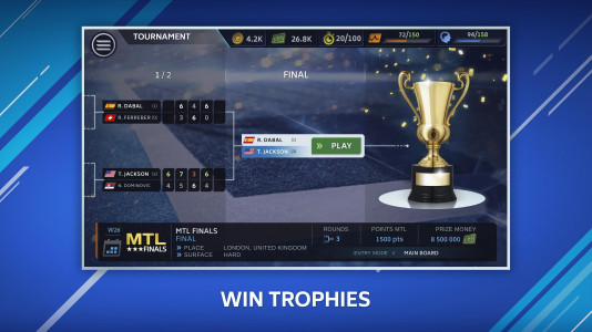 اسکرین شات 5 بازی Tennis Manager Mobile