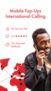 اسکرین شات 1 برنامه Rebtel: Recharges And Calls