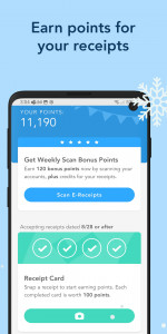 اسکرین شات 2 برنامه Receipt Pal Scanner & Rewards
