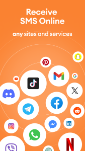 اسکرین شات 2 برنامه Temp Number - Receive SMS