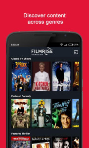 اسکرین شات 3 برنامه FilmRise - Movies and TV Shows