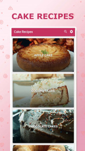 اسکرین شات برنامه Cake recipes 1