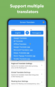 اسکرین شات برنامه Translate On Screen 7