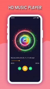 اسکرین شات برنامه Voice Recorder 3