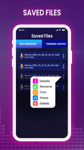 اسکرین شات 5 برنامه Voice Recorder