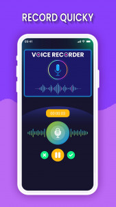 اسکرین شات برنامه Voice Recorder 2